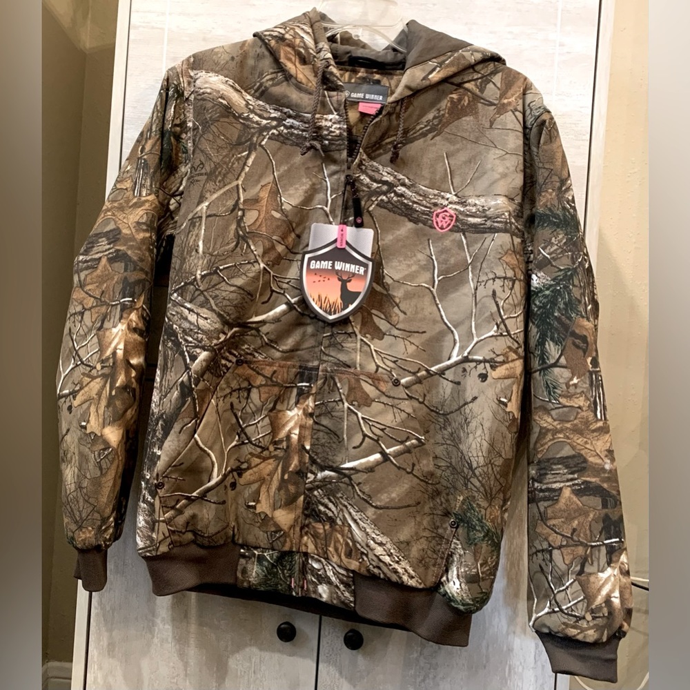 Game Winner Women’s Camo Insulated Jacket Realtree Xtra Size Medium